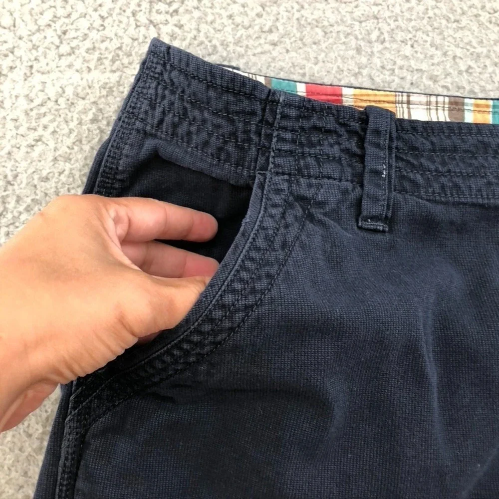Lucky Brand Shorts Mens 38 Blue Utility Basic Classic Dark Academia Normcore